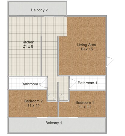Interior Photo - Large quiet two bedroom