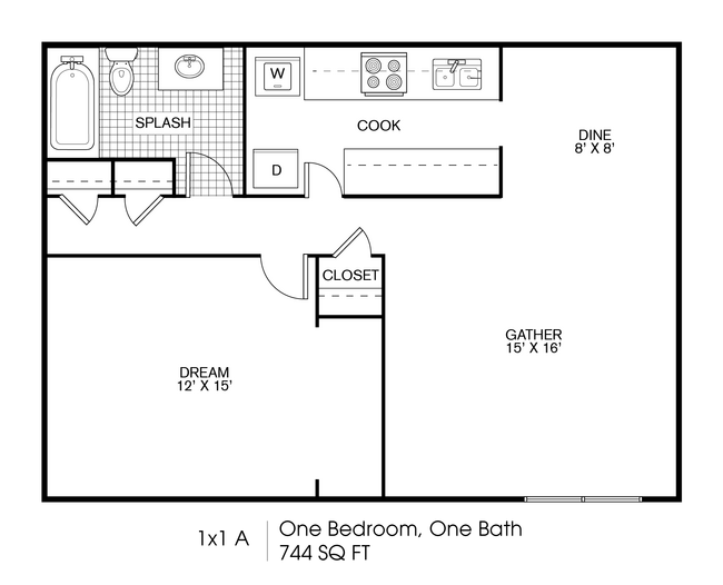 Floorplan - The Iris Apartments