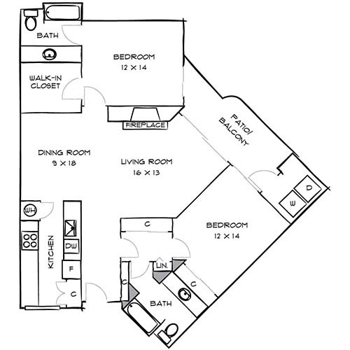 Floorplan - 3400 Avenue of the Arts