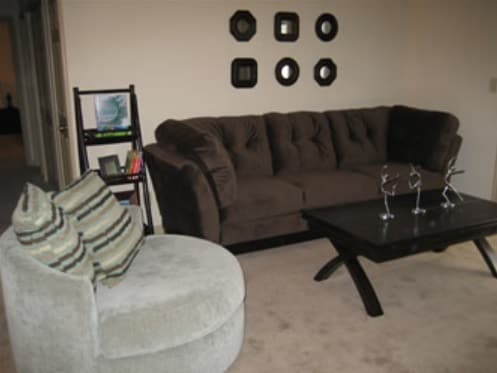 Living Area - St. James Apartments