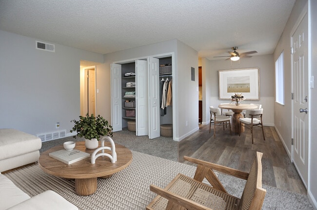 2 BR, 1 BA - Living Room - Sage Creek Apartments