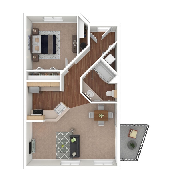 Floorplan - Sunset Summit Apartments