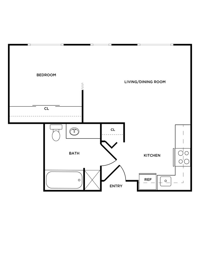 Floorplan - Woodrose Apartments