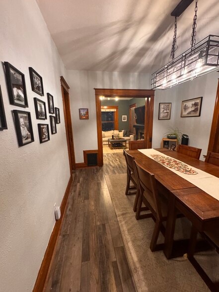 Dining room into living room - 2415 N Vine St