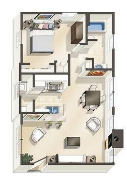 1A-R Floorplan with Garage - Preserve at Port Royal