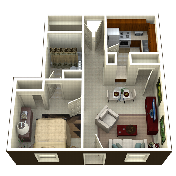 Floorplan - Harrisburg Square Apartments