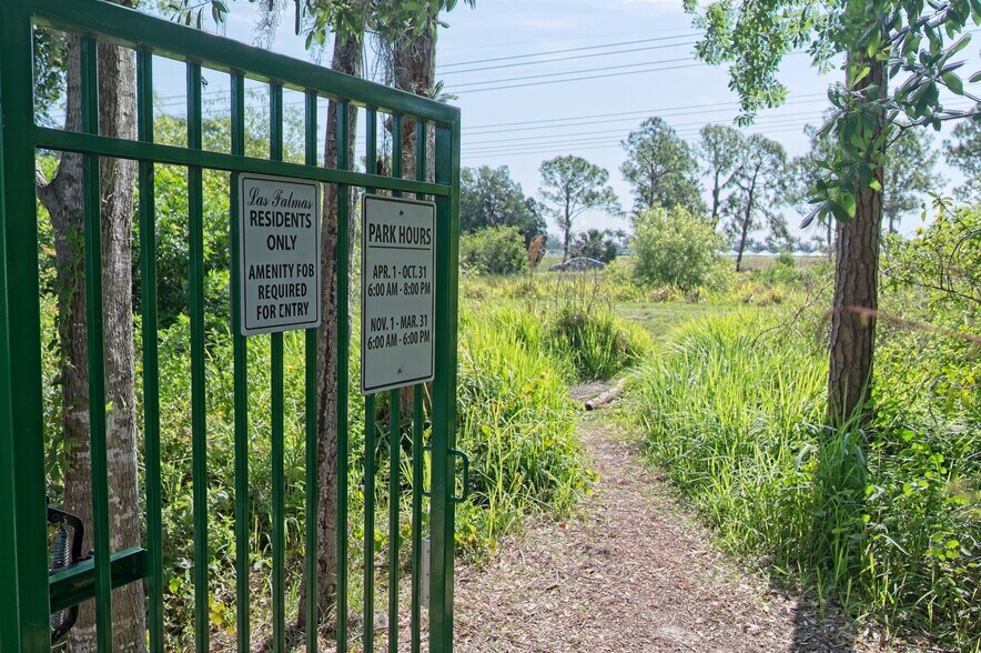 Private gate to Benderson Park - 5551 Bentgrass Dr