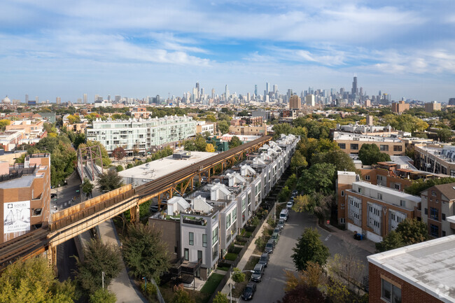 Aerial Photo - The Row Bucktown