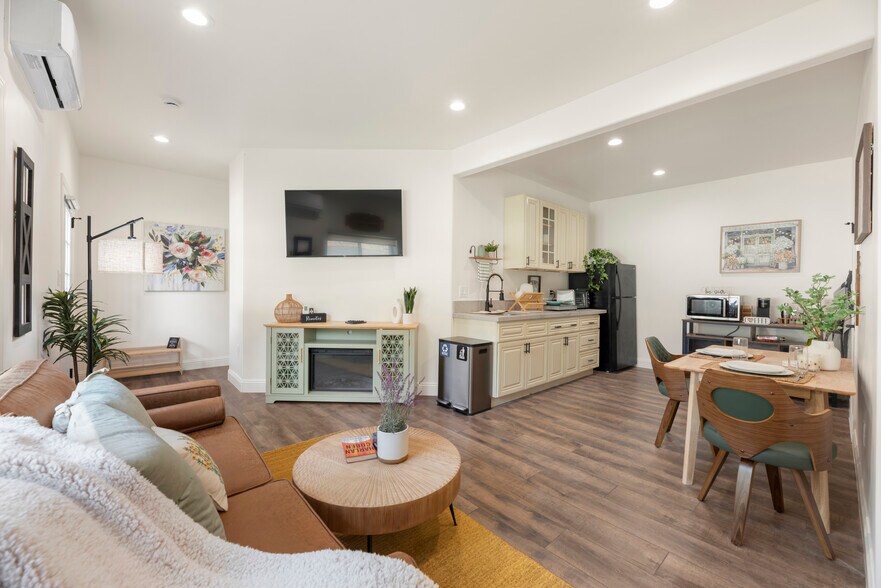 living room/kitchenette are - 4686 Green Valley Ln