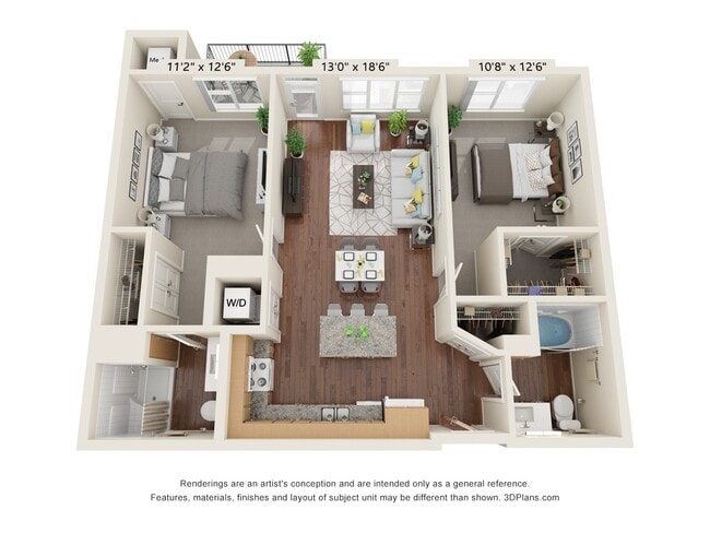 Floorplan - The Oasis at Twin Lakes