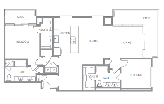 B3 Floorplan - Twelve Cowboys Way