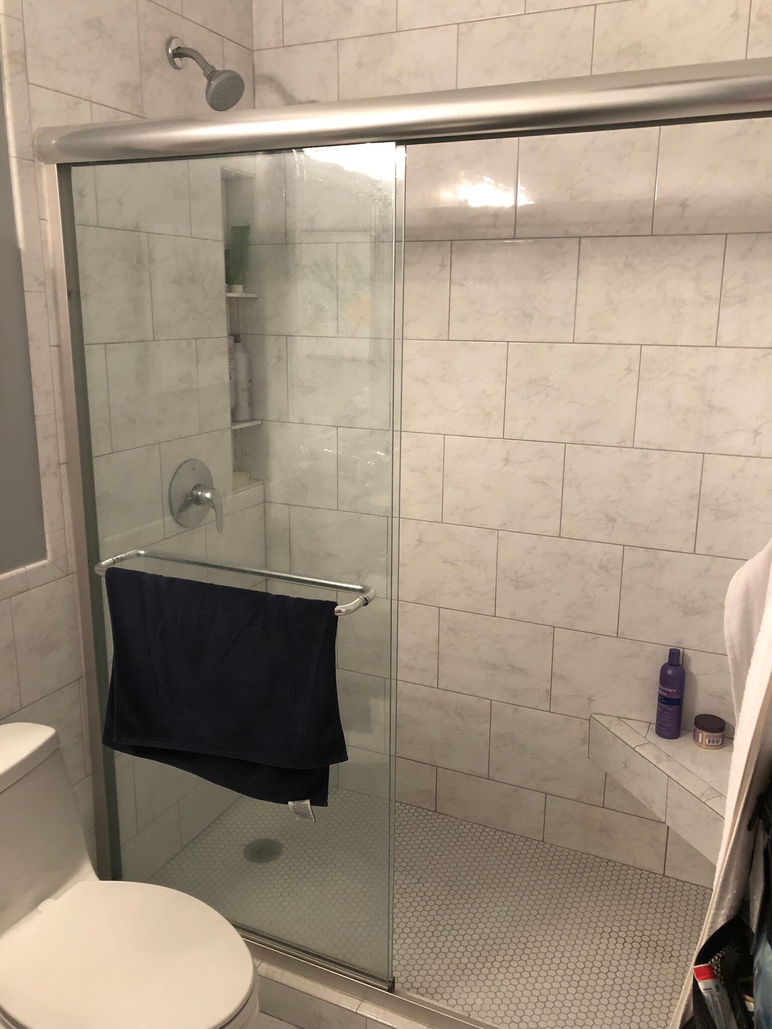 Primary bathroom shower - 1309 N Wells St