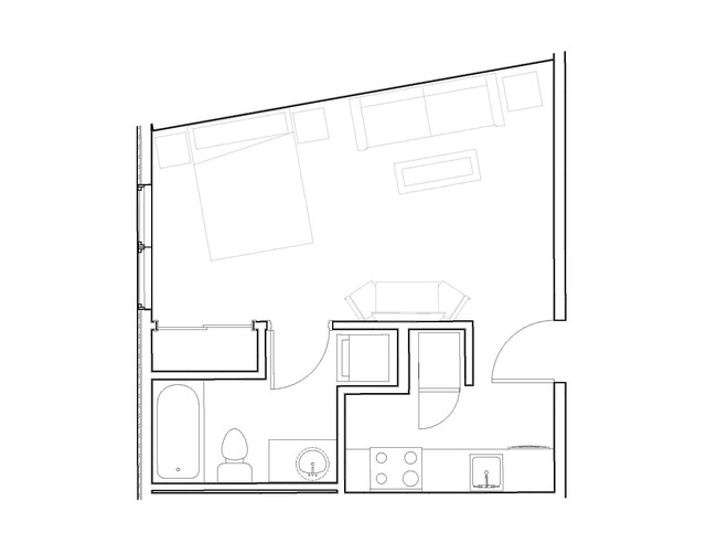 Unit 7 - 366 sqft - Moon City Lofts