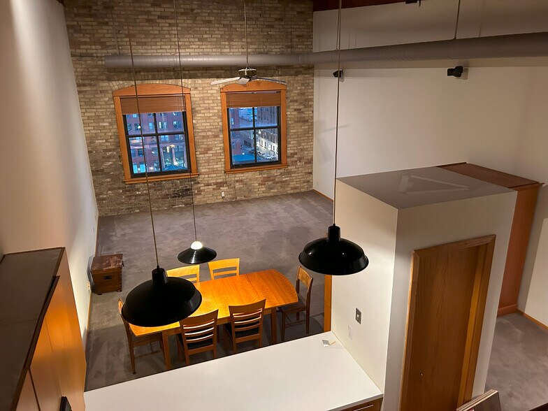 View of Dining Room and Living Room from Loft - 289 5th St E