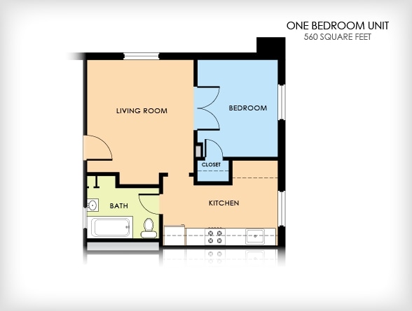 Floorplan - Laurelhurst Apartments