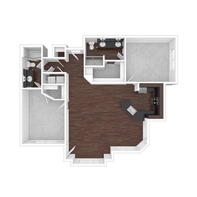 Floorplan - Cornerstone Apartments