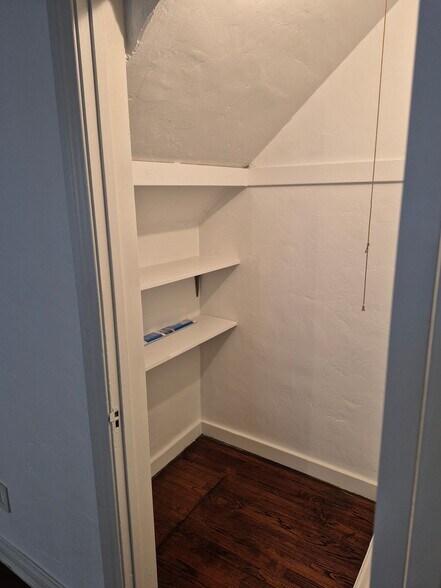 Downstairs closet - 861 N Alexandria Ave
