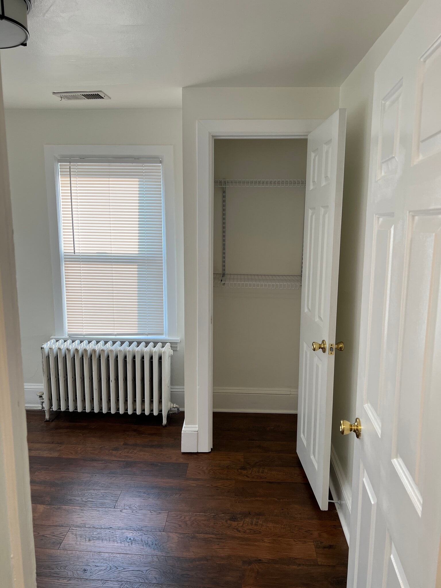 The closet in the smaller guest bedroom. - 126 Merion Ave