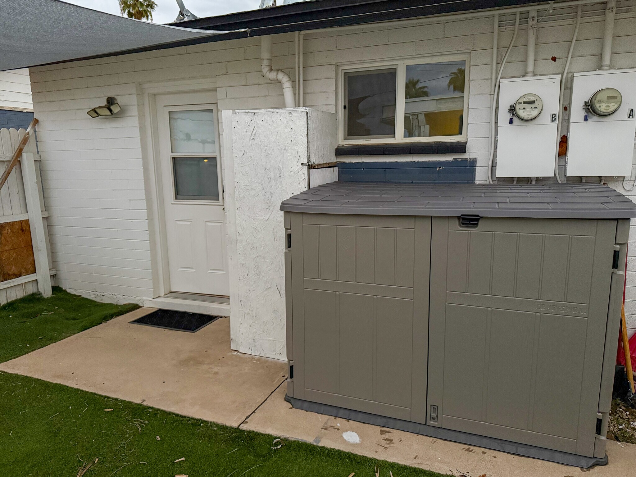 Backyard laundry shed - 4615 N 14th St