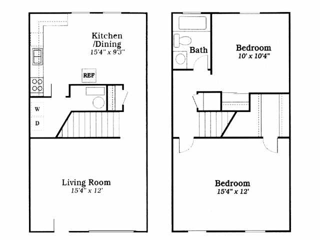 2BR/1BA - Regency Arms