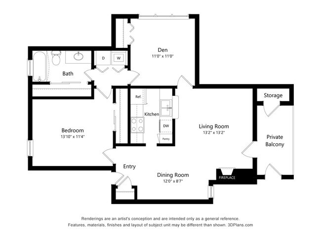 Floorplan - Embry Apartment Homes
