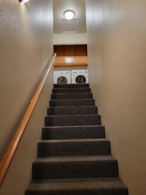 Stairs to Bedrooms - 525 W 1st Ave