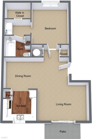 I Bed 1 Bath-768 sq. Ft - Cielo at Normandy