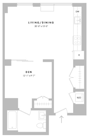 Floorplan - The Hazel Jersey City