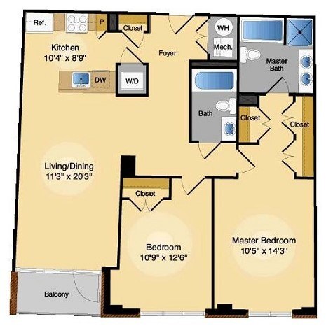 Floorplan - IO Piazza by Windsor