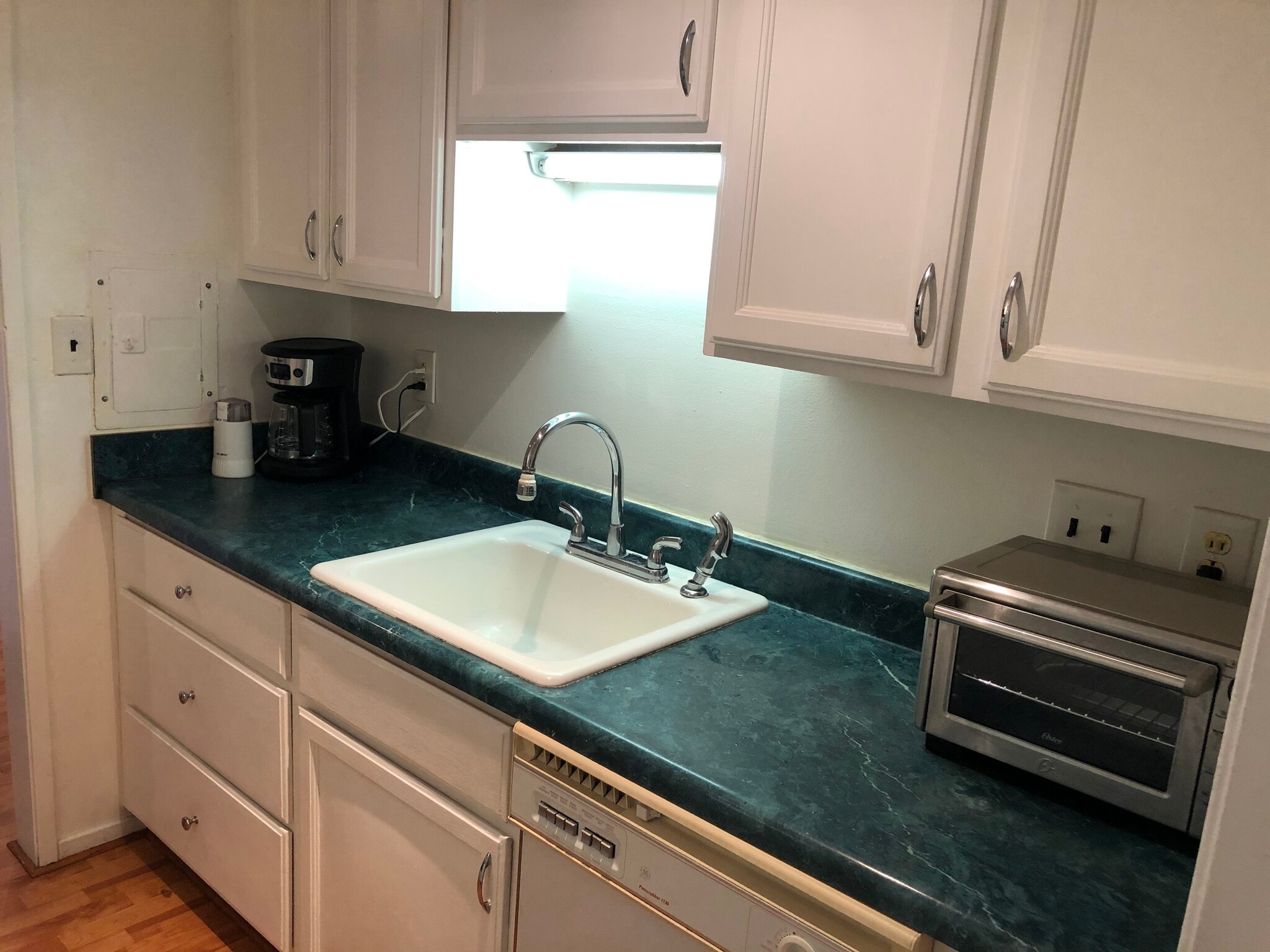 Full stack kitchen with all you need with full size fridge, stove, microwave, oven, pots and pans, a - 8200 E Jefferson Ave