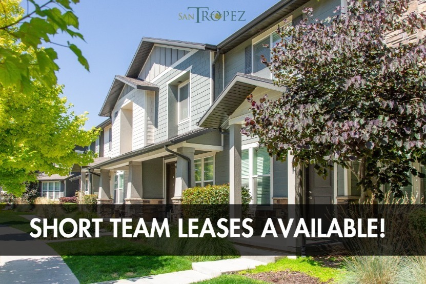 Short Term Leases Available! - San Tropez Apartments & Townhomes