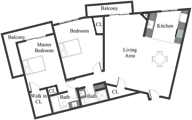 Floorplan - The Hilgard