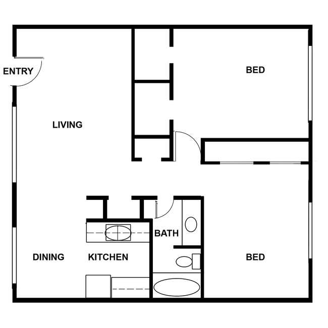 Floorplan - Waverly Apartments-DHA HCV accepted