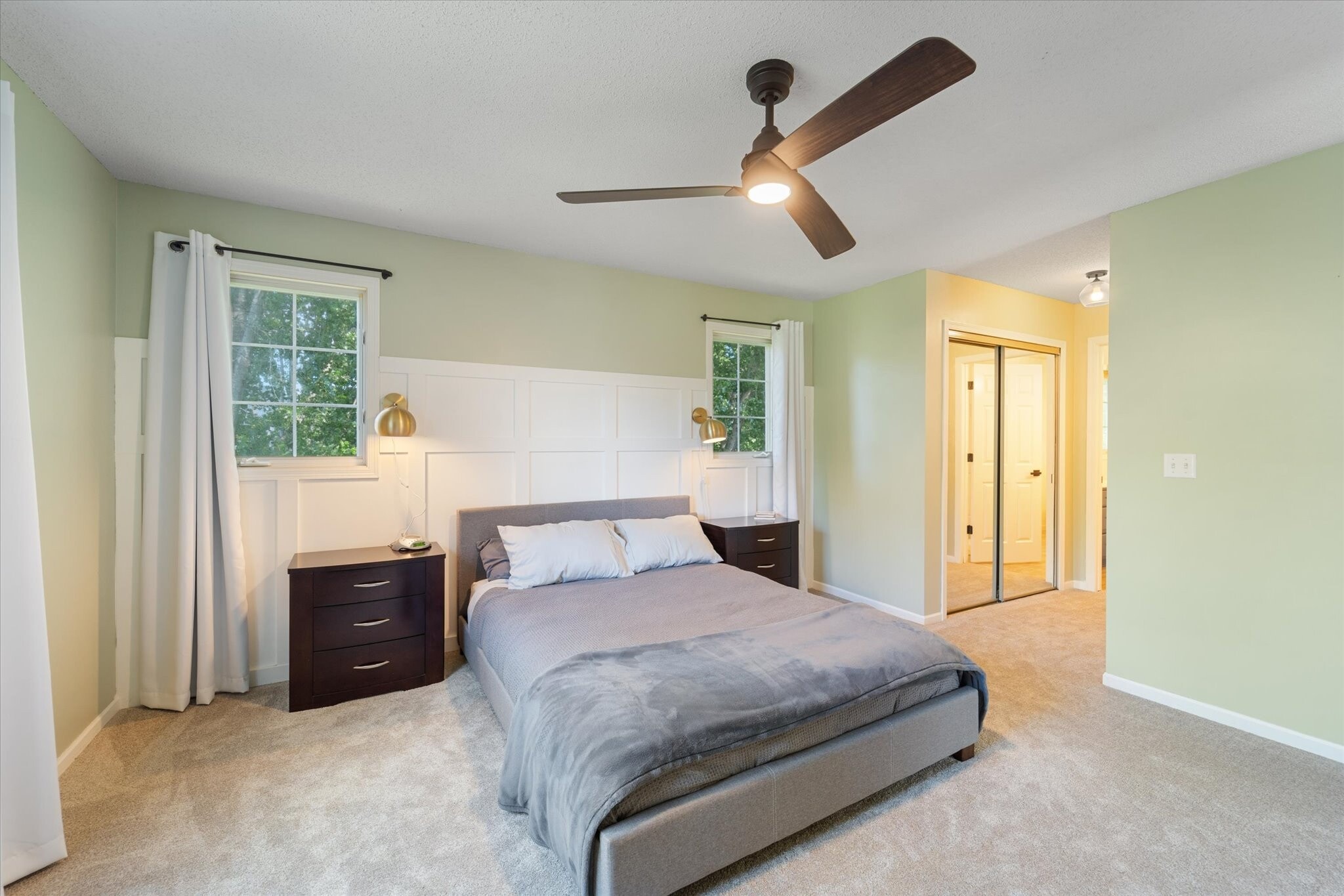 Primary bedroom with 2 closets - 9092 Merrimac Ln N