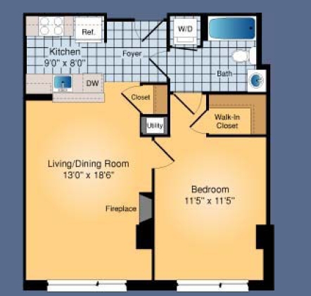 1BR/1BA - The Odyssey Condominiums