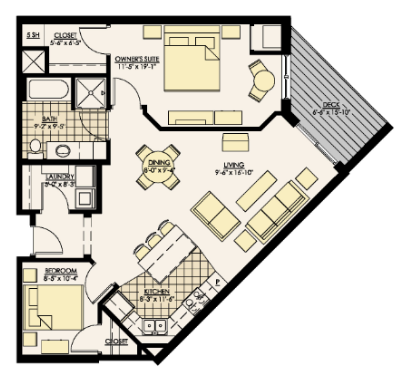 Floorplan - Westmarke Condominiums