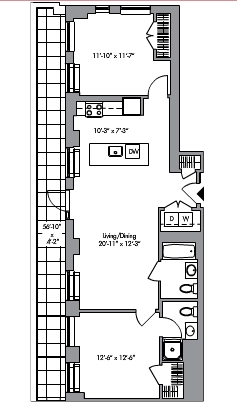 2BR/2BA - 34 Berry