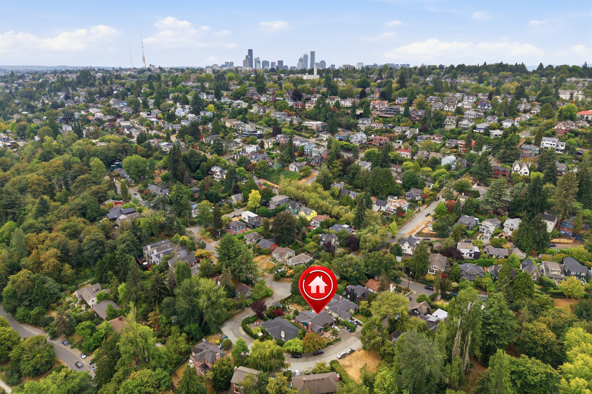 View from above - 1515 Arboretum Pl E