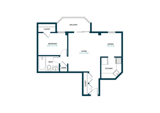 Floorplan - Trillium Apartments