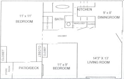 2BR/2BA - Palazzo Apartments
