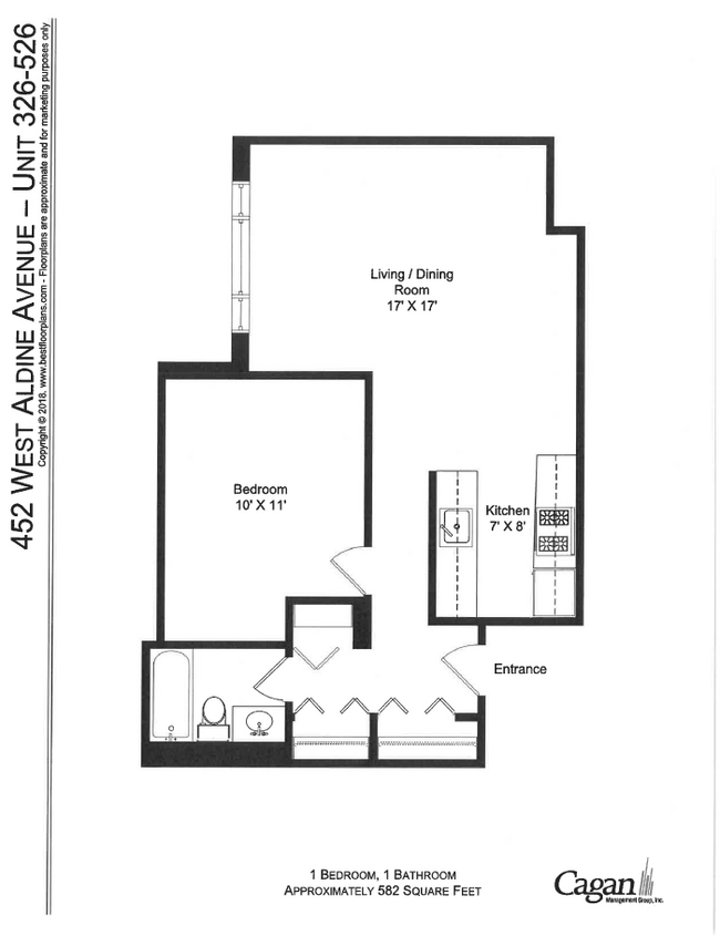 Floorplan - 450-508 W. Aldine