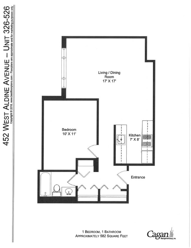 Floorplan - 452 W. Aldine