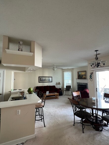Dining room and Family Room - 2312 Beach Haven Dr