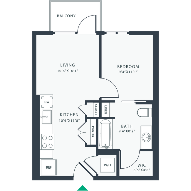 Floorplan - Link Apartments® Four12