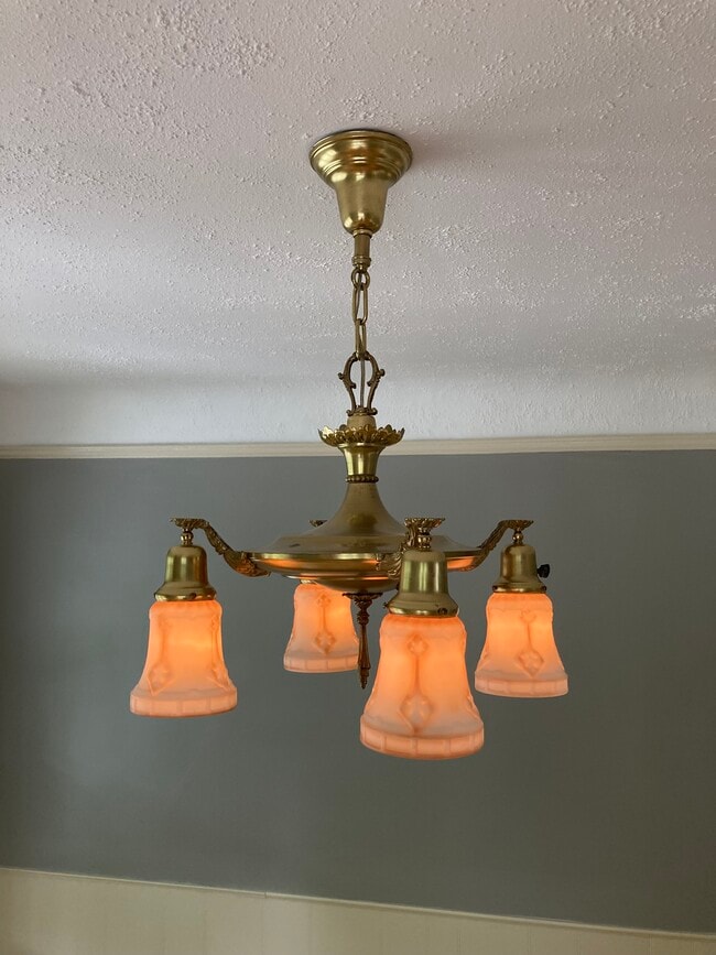 Dining room antique fixture - 903 E 2nd St