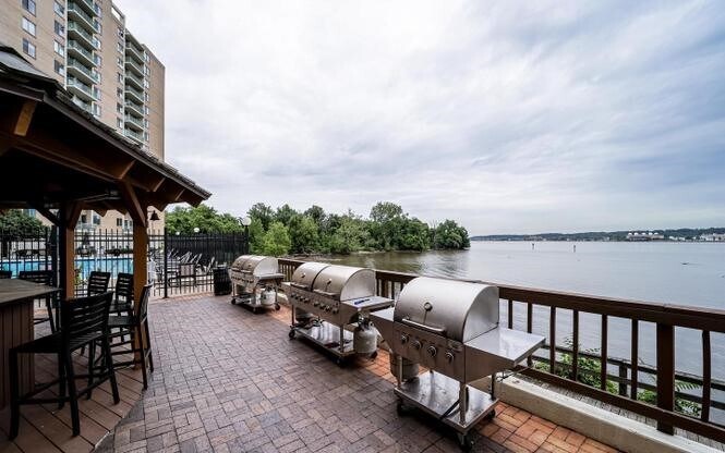 Building Gazebo Grilling Area Next to Gazebo Bar - 501 Slaters Ln