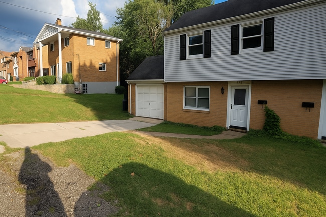 Front yard driveway - 237 Ingram Ave