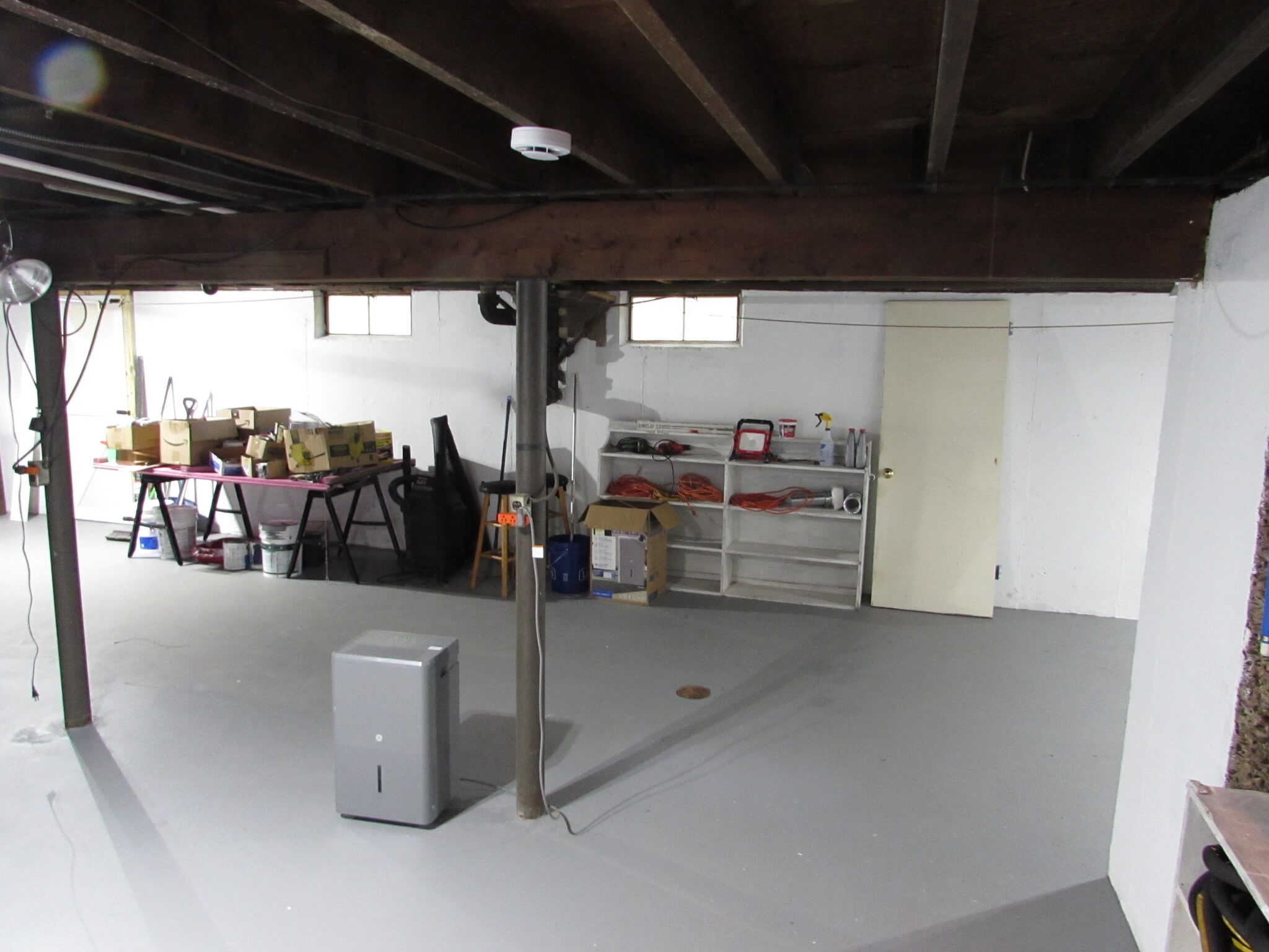 Basement is completely painted and has 1010 feet of storage - 97 Scrub Oak Rd