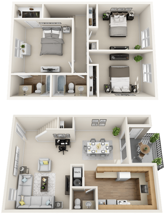 Floorplan - Post + Wander Apartments