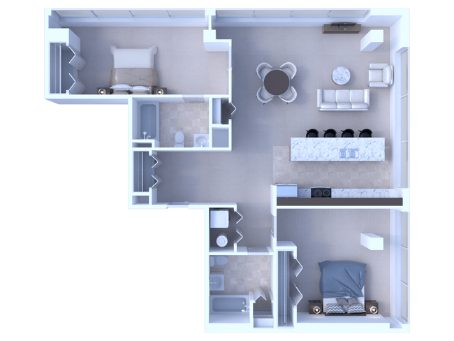 RiverView 2BD 2Bath 1323sqft - Apartments at River View